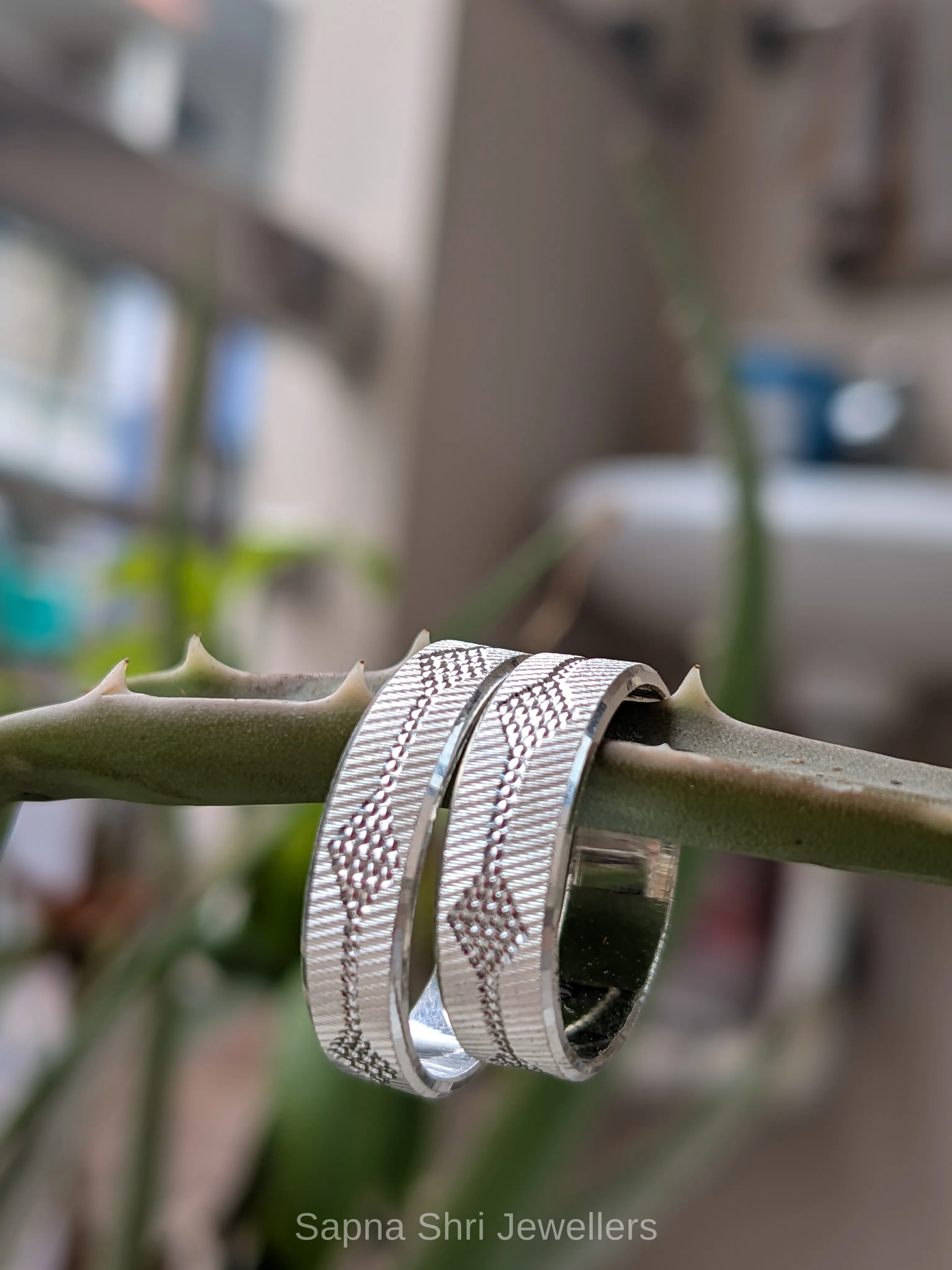 Forever Together Silver Couple Band thumbnail 3