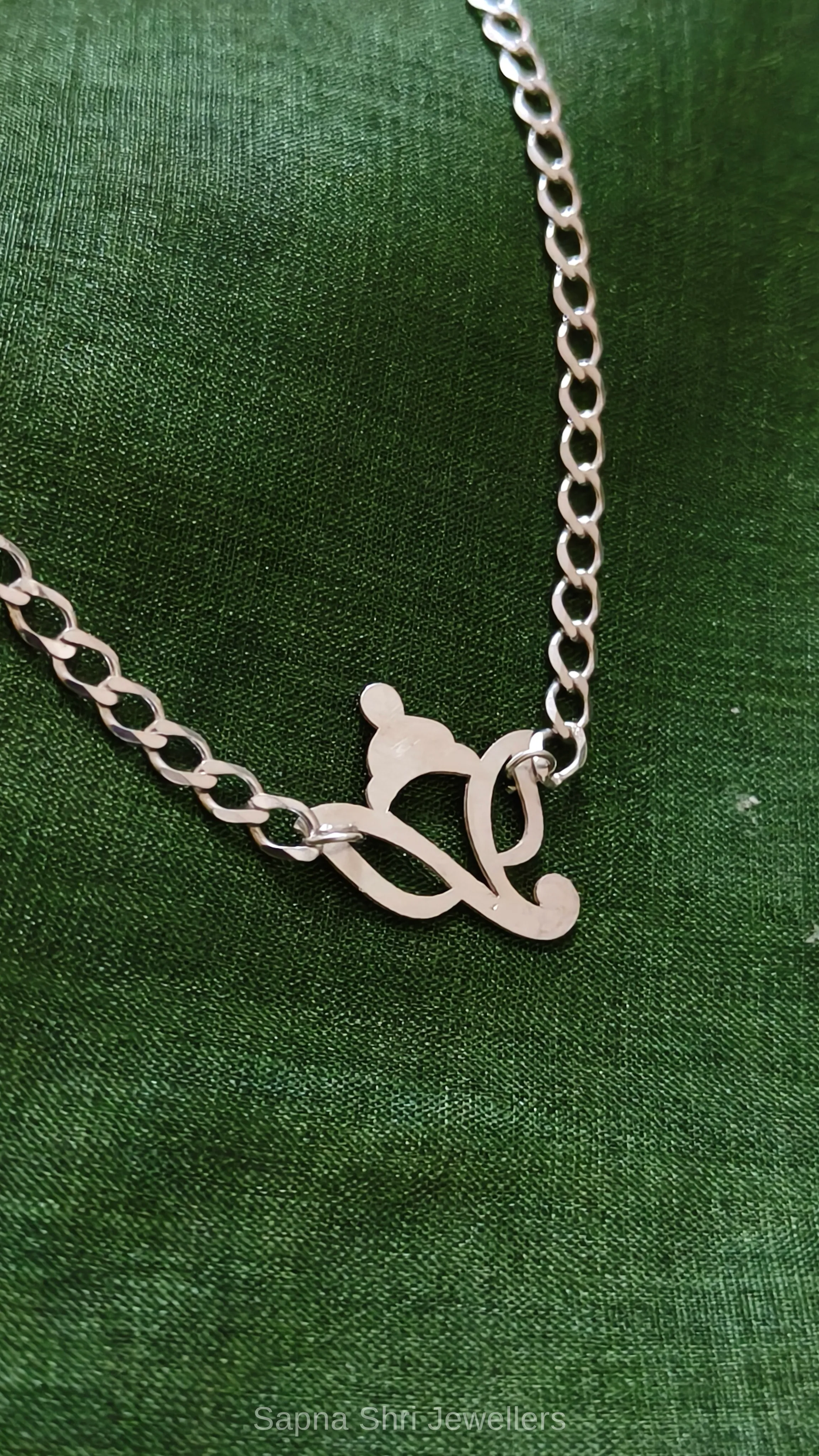 Lord Ganesha Silver Rakhi thumbnail 4