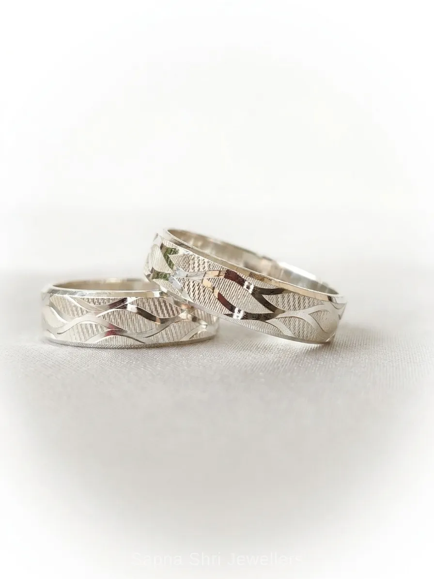 Eternal Love Silver Couple Ring thumbnail 2