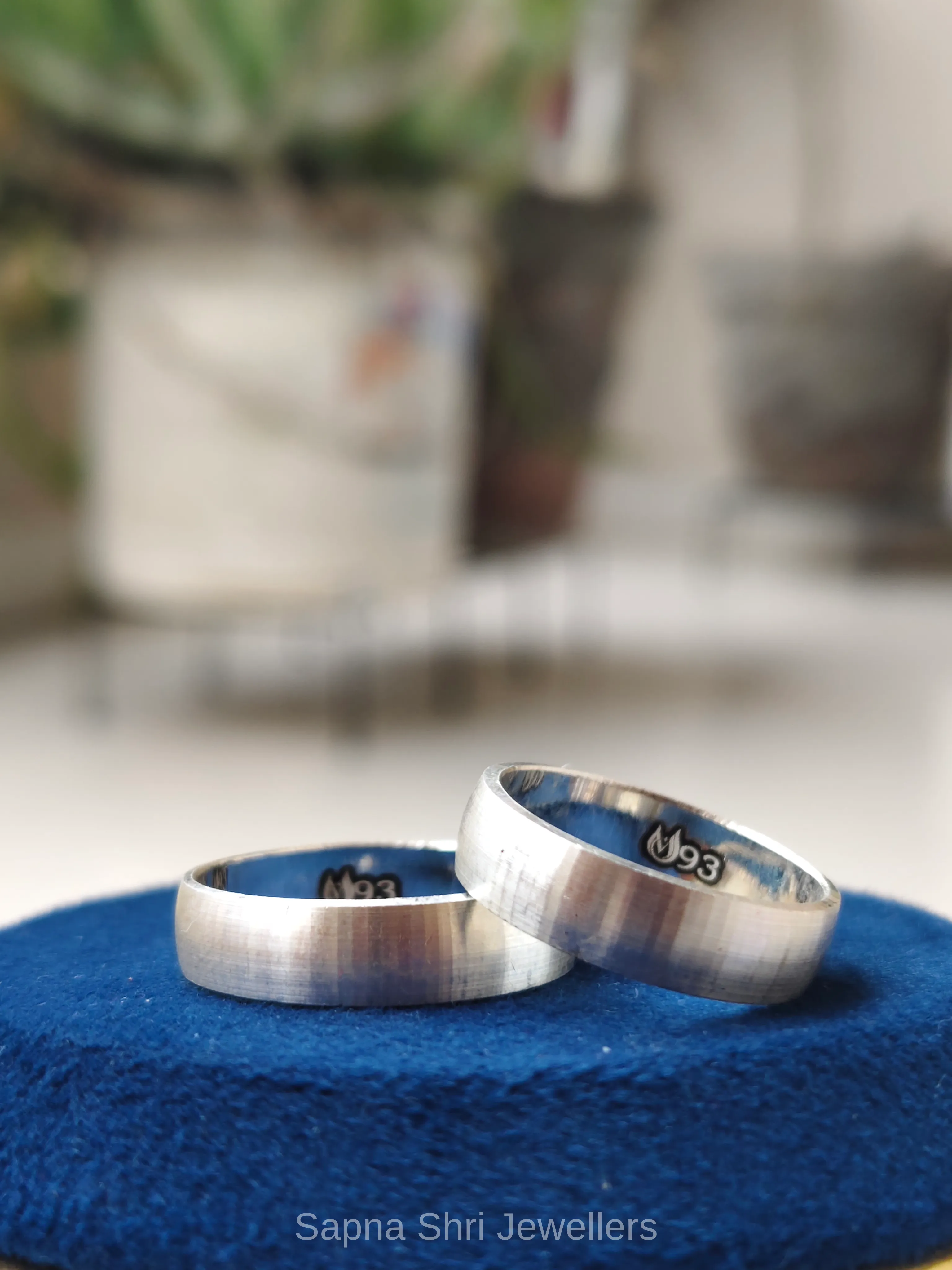 Promise Love Silver Couple Band thumbnail 2