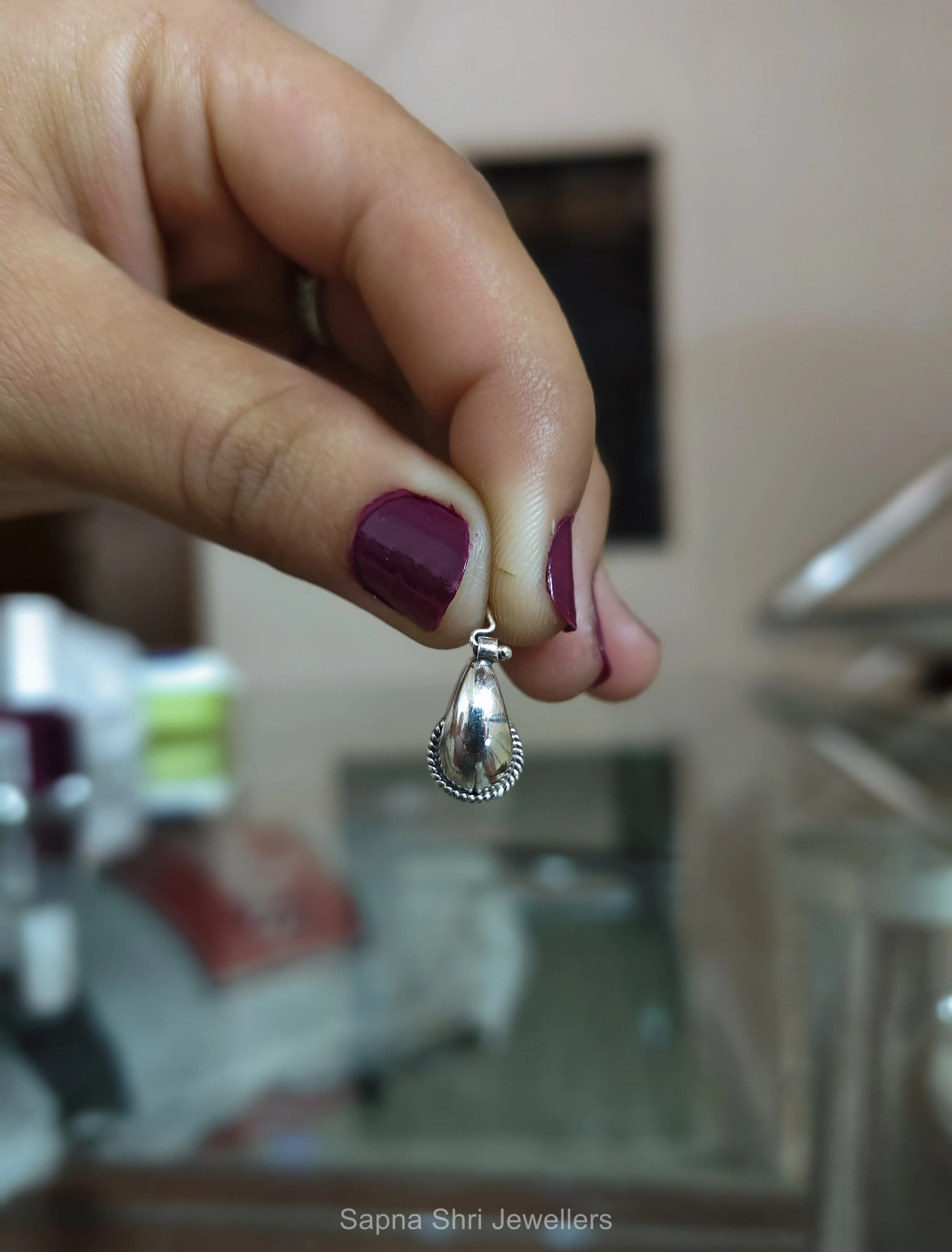 Oxidized Tribal Crescent Bali thumbnail 3