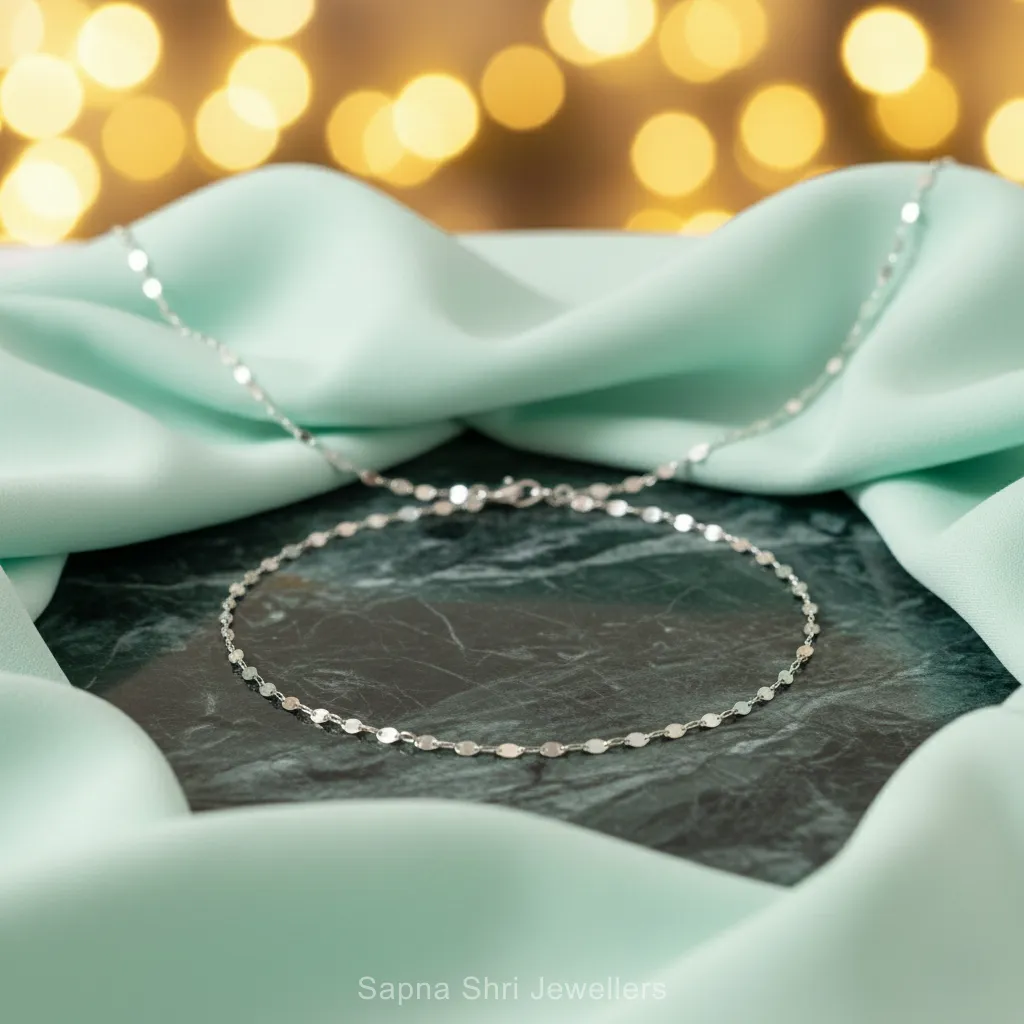 Silver Dew Drop Chain thumbnail 3