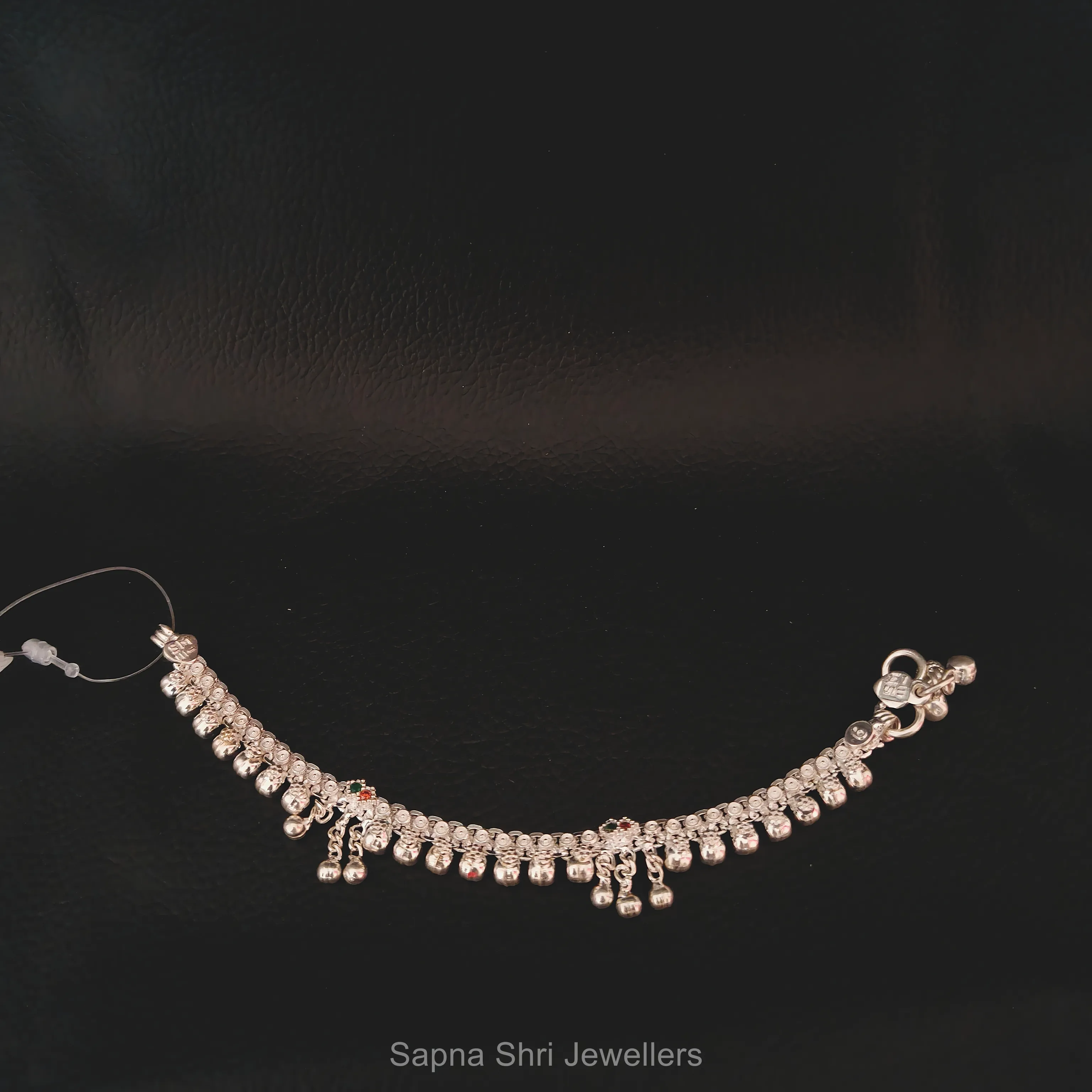 Classic Silver Ghungroo Payal thumbnail 2