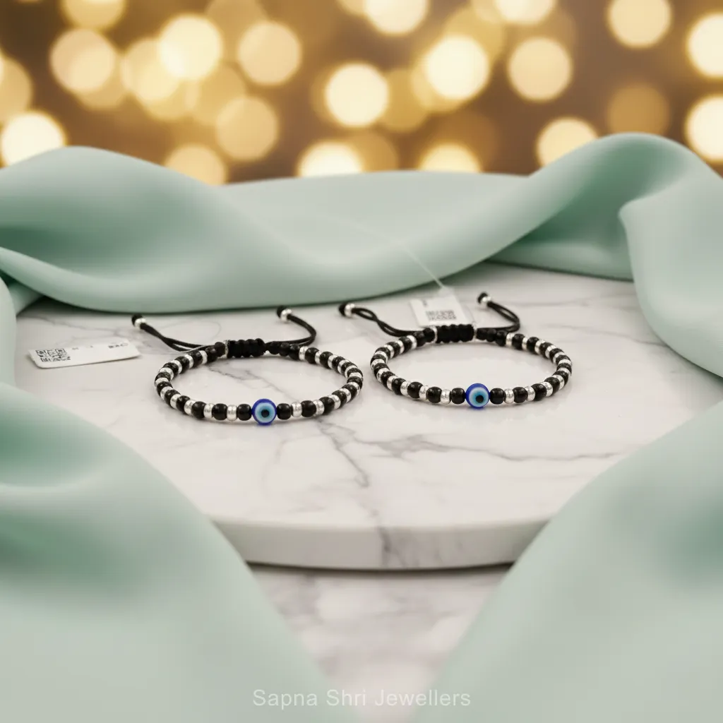 Nazar Battu Silver Bracelet thumbnail 2