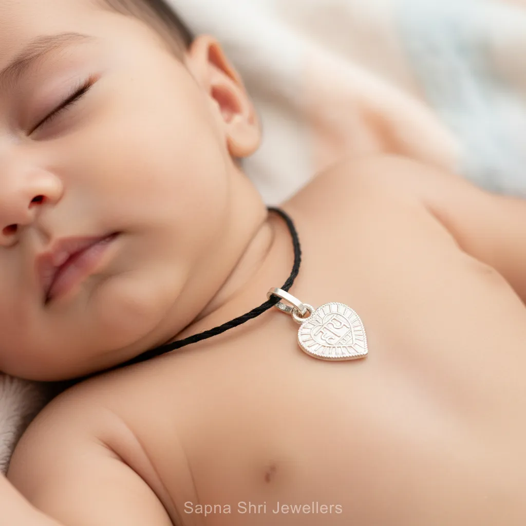 Sacred Heart Silver Pendant thumbnail 3