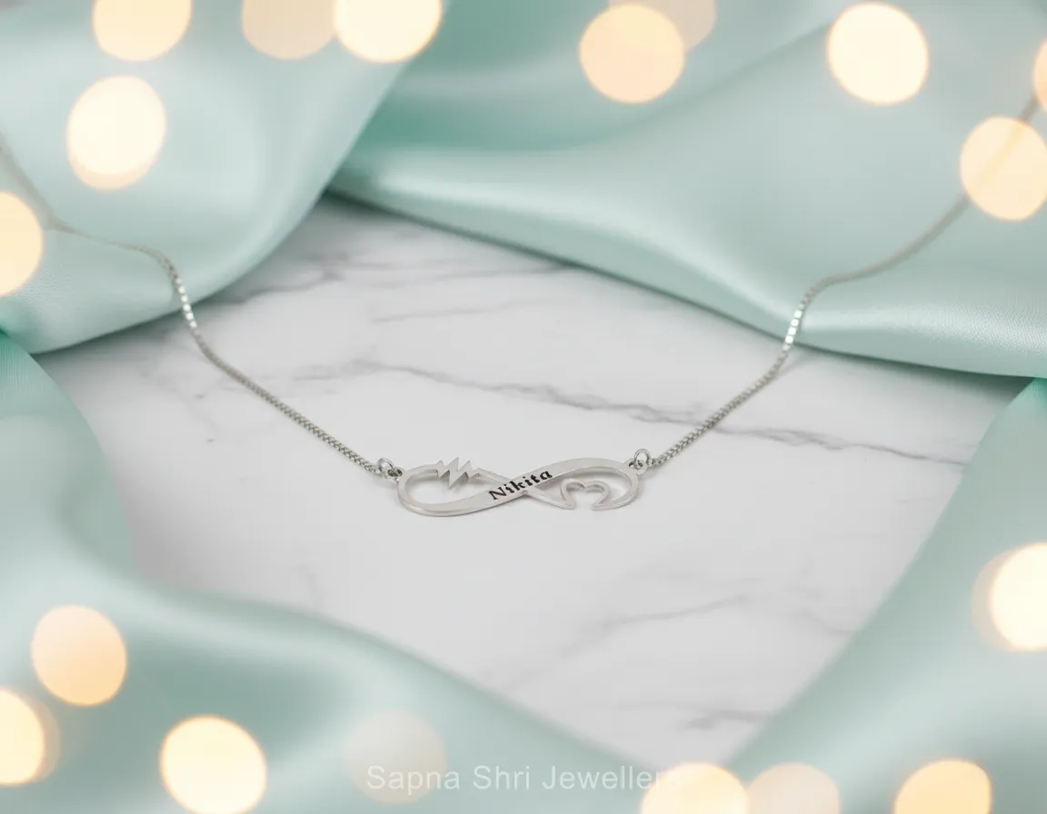 Customize Silver Name Pandle thumbnail 2