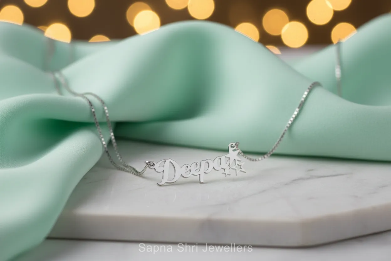 Customize Silver Name Pandle thumbnail 2