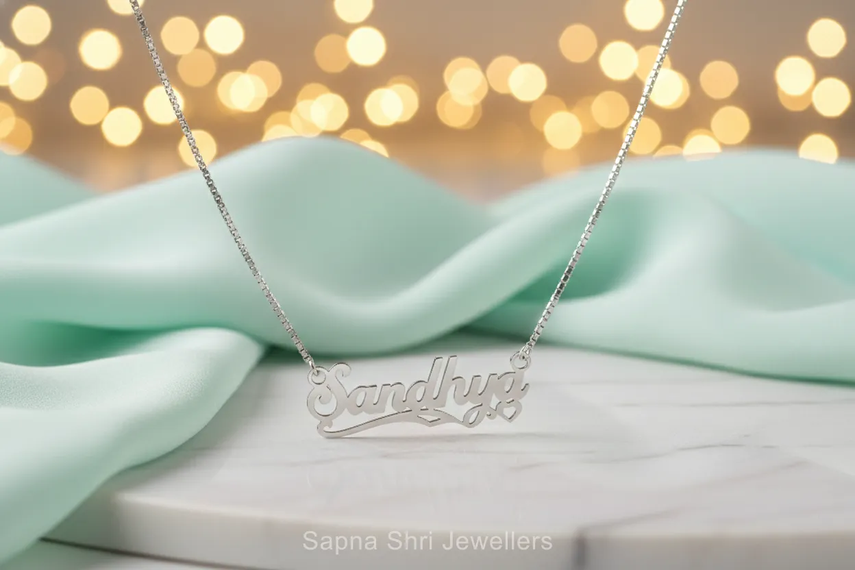 Customize Silver Name Pandle thumbnail 2