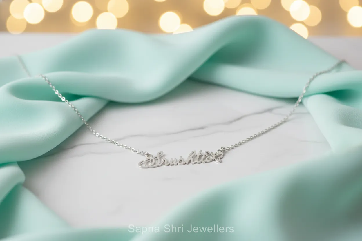 Customize Silver Name Pandle thumbnail 2