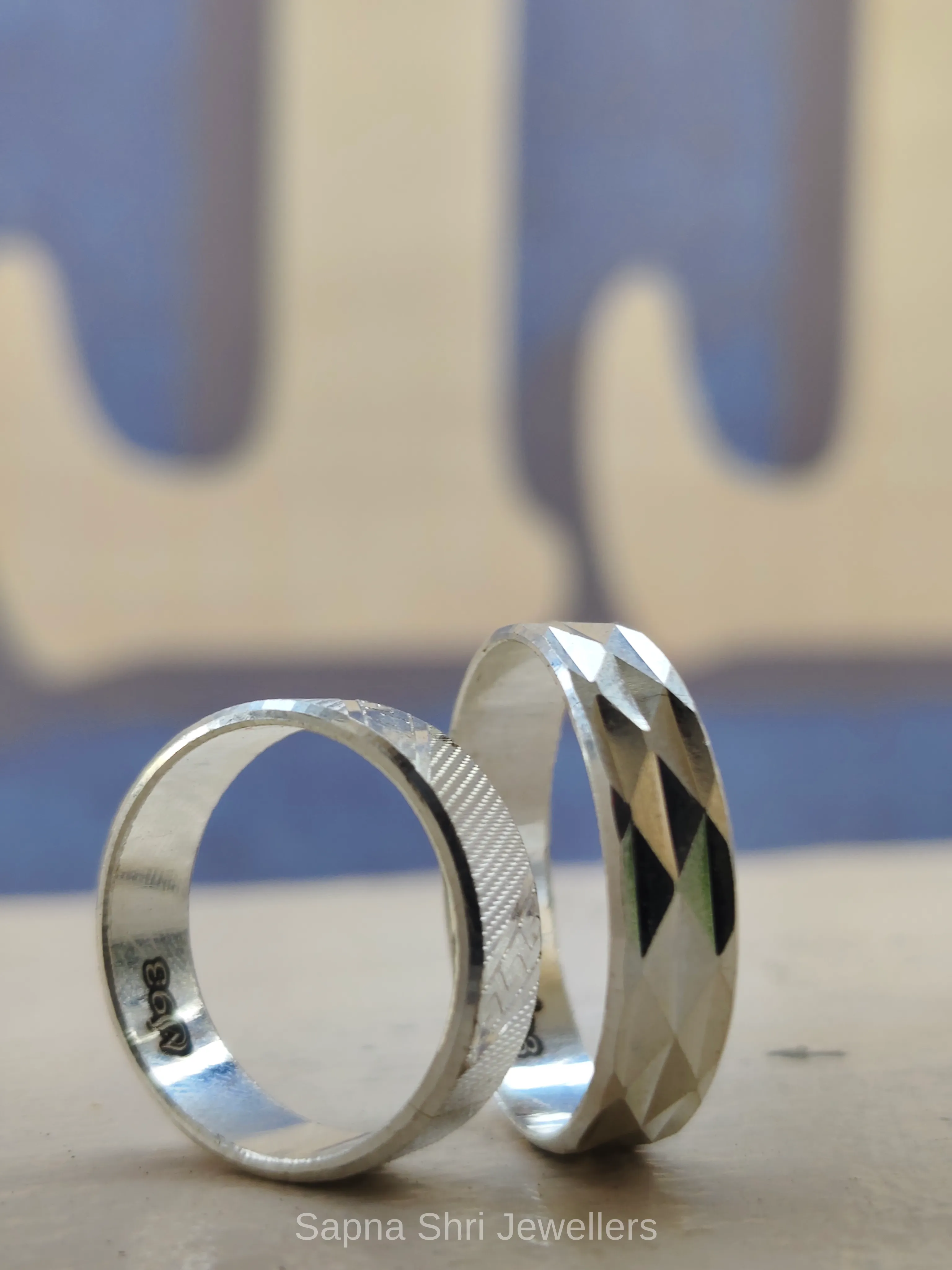 Endless Promise Silver Couple Band thumbnail 4