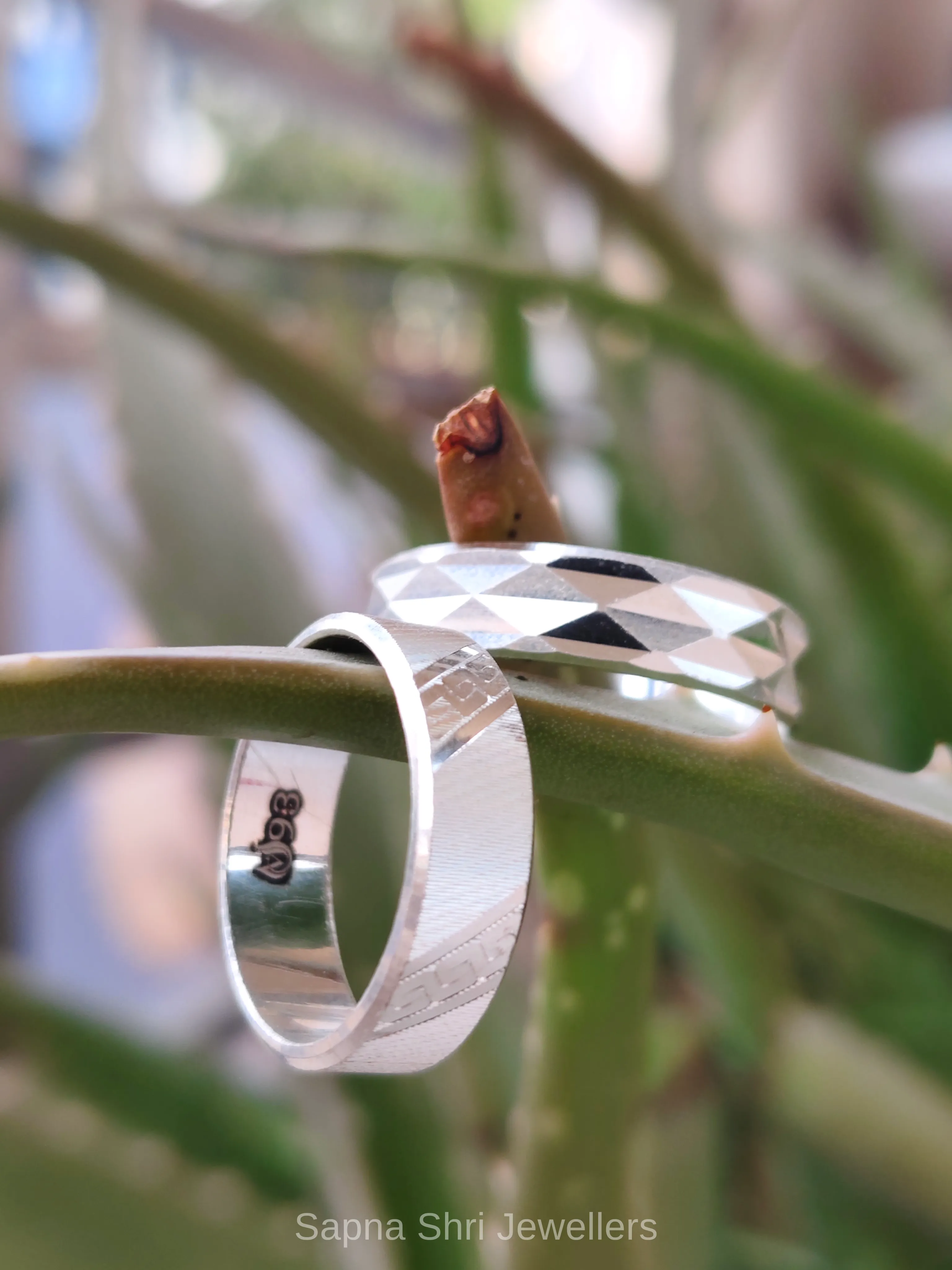 Endless Promise Silver Couple Band thumbnail 3