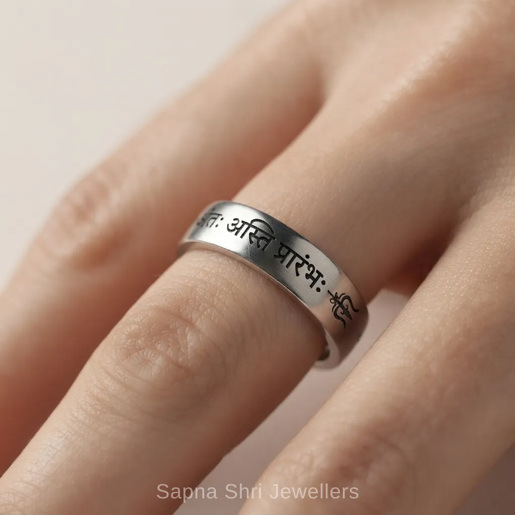Anta Asti Prarambh Mantra Ring for Men & Women thumbnail 3