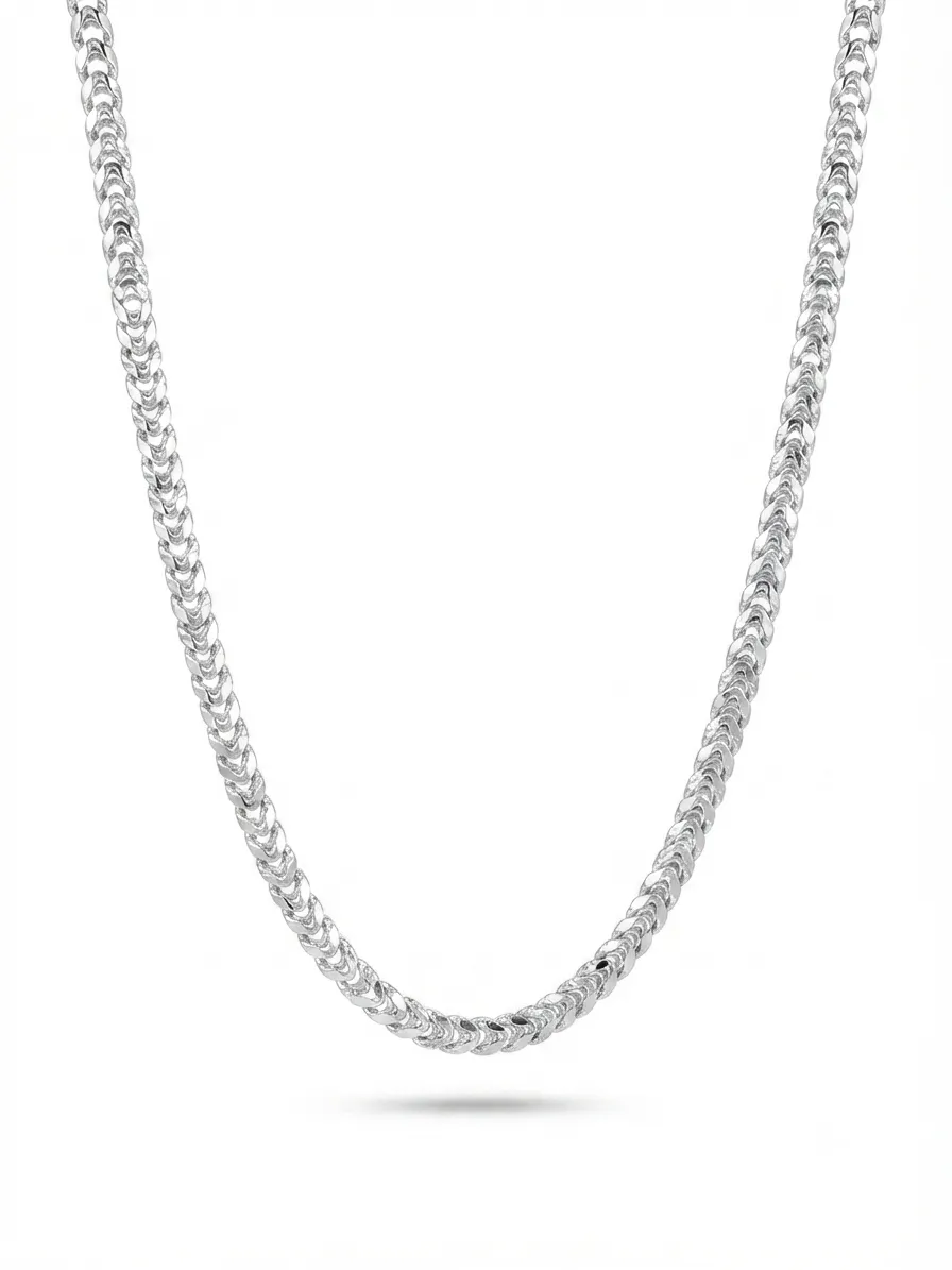 Herringbone Silver Chain thumbnail 2