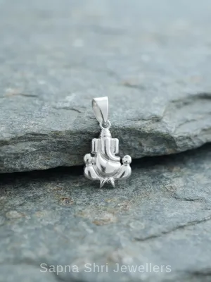 Ganesh Silver Pendant