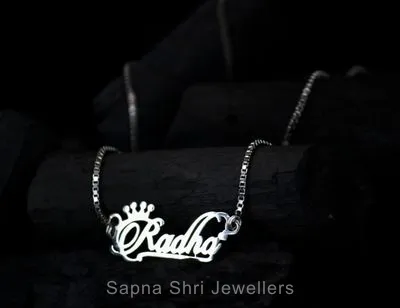 Customize Silver Name Pandle
