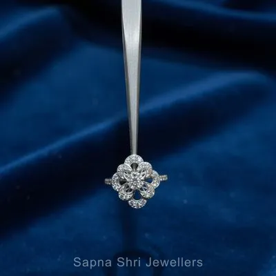 Silver girls ring | गर्ल्स रिंग