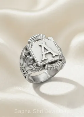Personalised 925 Silver Ring