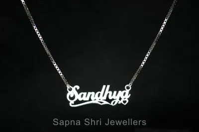 Customize Silver Name Pandle