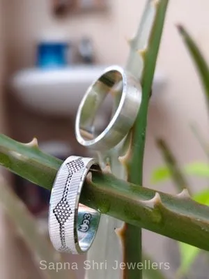 Romantic Love Silver Couple Ring Romantic Love Silver Couple Ring
