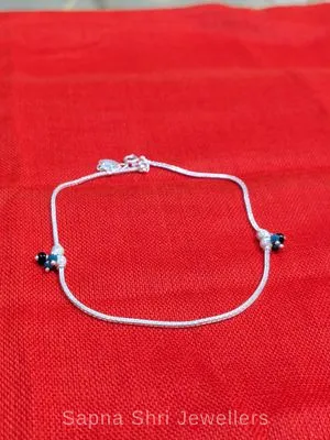 Evil Eye Silver Payal
