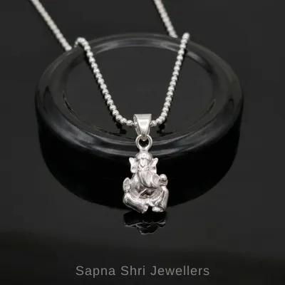 Ganesha Ji Silver Locket
