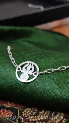Mahadev Trishul Silver Rakhi Bracelet Mahadev Trishul Silver Rakhi Bracelet