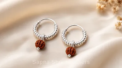 Real Silver Nattiyan (Nanti) Small Bali for Men & Boys Real Silver Nattiyan (Nanti) Small Bali for Men & Boys