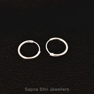 Liquid Silver Petal Studs