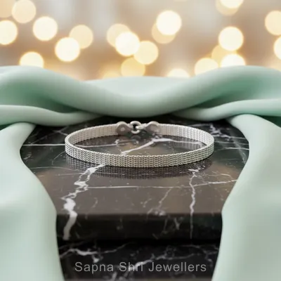 Silver Mesh Elegance