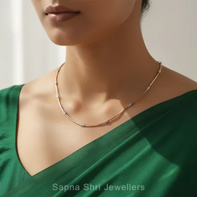 Eternal Glow Bar Chain