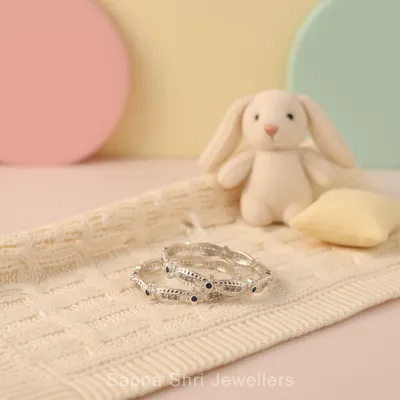 Floral Filigree Silver Bangles