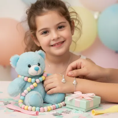 Pearl Drop Silver Nazariya