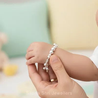 Silver Galaxy Bead Bracelet