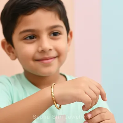 Golden Glow Textured Kada