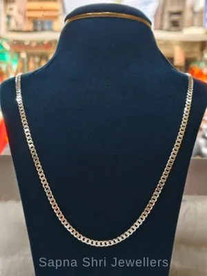 Classic Curb Link Chain in 925 Silver